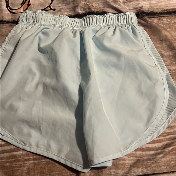 Nike Women's Sky Blue Athletic Shorts - Picture 3 of 3